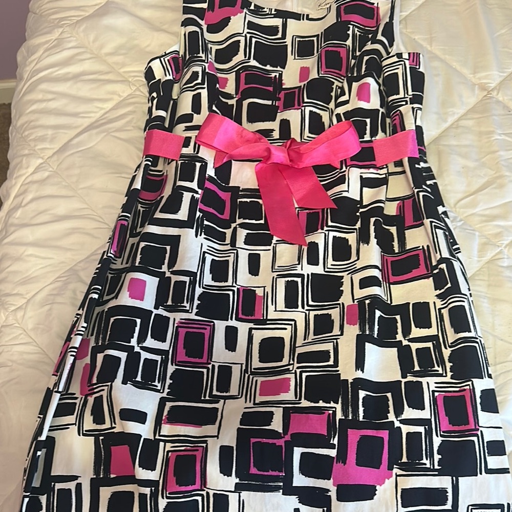Stylish Kids Dress with Pink Accents